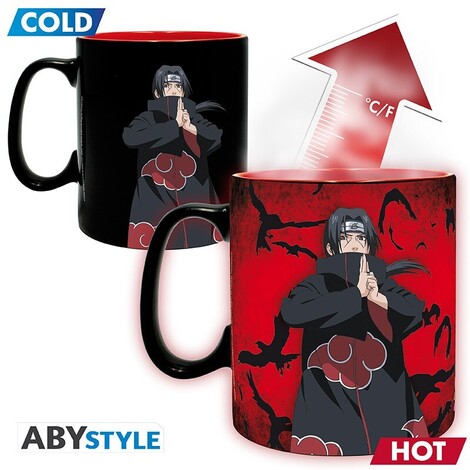 Naruto Shippuden - Mug HeatChange - 460ml (ceramic) - Kakashi/Itachi - ABYMUGA060