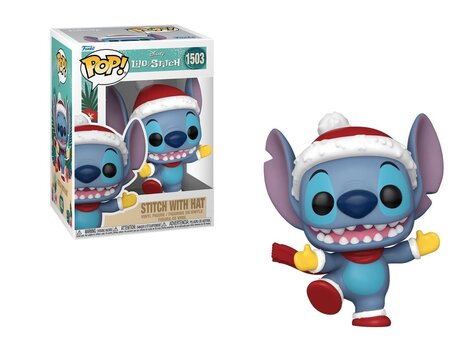 Funko Pop! Disney: Lilo & Stitch Holiday - Stitch  with Hat #1503 Vinyl Figure