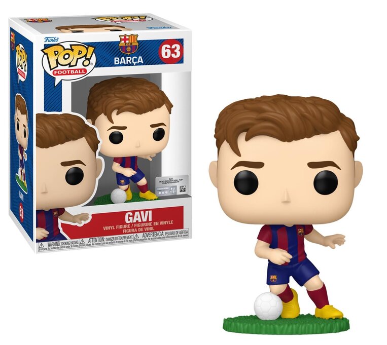 Funko POP! Football: Barcelona - Gavi Figure #63