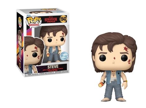 Funko Pop! Television: Stranger Things - Steve (Battledamage) (Special Edition) #1542 Vinyl