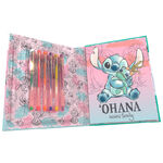 Disney Lilo & Stitch - Stitch Notebook + 6 Gel Pens Set - ST00035