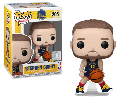 Funko Pop! Basketball: NBA Warriors - Stephen Curry (City Edition 24-25) #205 Vinyl Figure