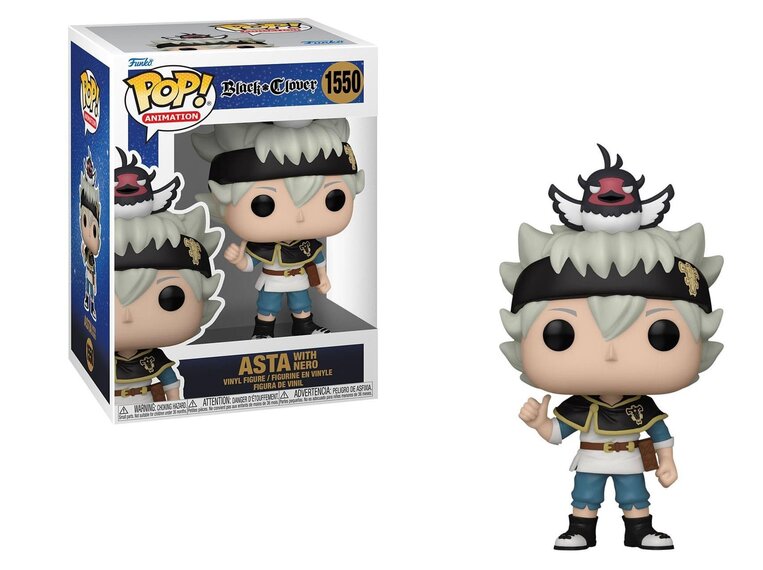 Funko POP! Black Clover - Asta with Nero Figure #1550