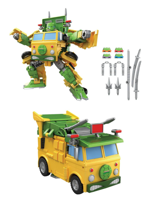 Transformers x Teenage Mutant Ninja Turtles - Party Wallop Action Figure (18cm) - F9656