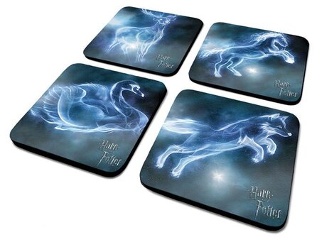 Harry Potter Coaster 4-Pack Patronus - CSP0021