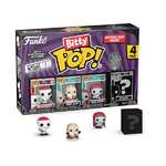 Funko Bitty POP! Disney: Nightmare Before Christmas - Santa Jack Skellington, Sandy Claws, Sally Sewing & Chase Mystery 4-Pack Figures