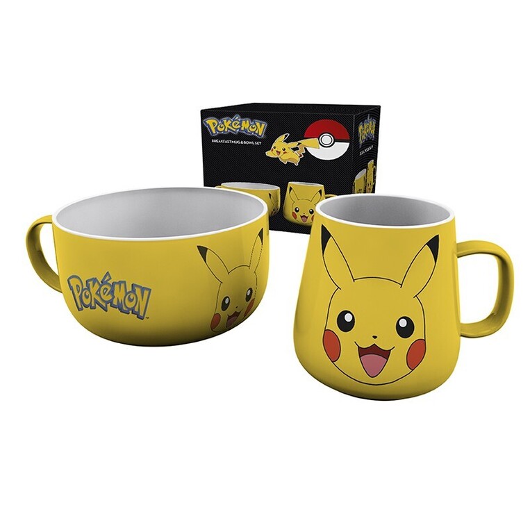 Pokemon Breakfast Set Mug + Bowl Pikachu - BS0003