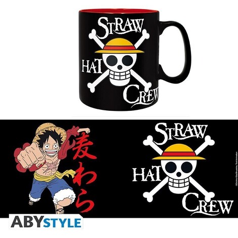 One Piece - Mug - 460 ml (ceramic) - Luffy & Skull - ABYMUGA451