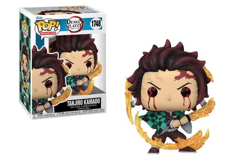 Funko Pop! Animation: Demon Slayer - Tanjiro Kamado (Sun Breathing) #1748 Vinyl Figure