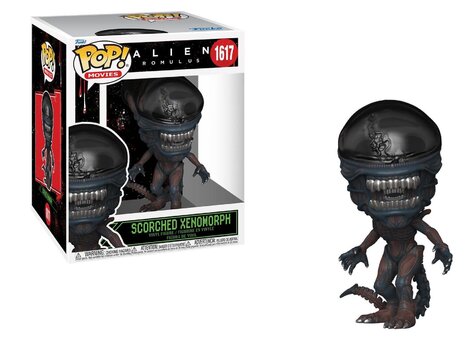 Funko Pop! Super Movies: Aliens Romulus - Scorched Xenomorph #1617 Supersized Vinyl Figure