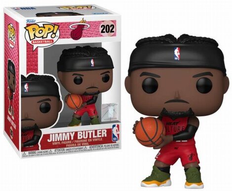 Funko Pop! Basketball: NBA Heat - Jimmy Butler (City Edition 24-25) #202 Vinyl Figure