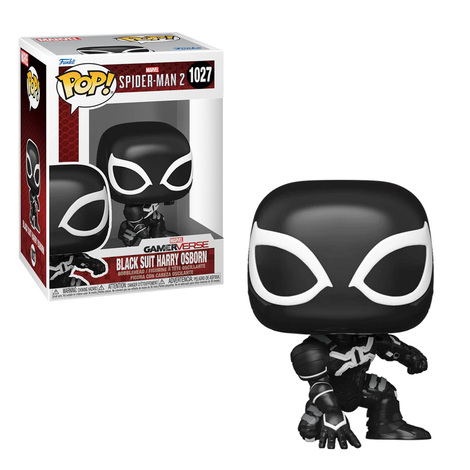 Funko Pop! Marvel: Spider-Man 2 Gamer Verse - Black Suit Harry Osborn #1027 Booble-Head Vinyl