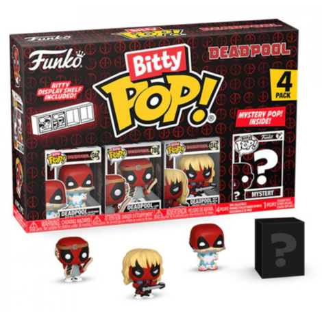 Funko Bitty POP! Marvel - Sleepover & Chase Mystery 4-Pack Figures