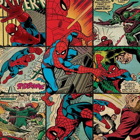 Marvel Comics (Spider-man Squares) Canvas 40x40 - DC95429