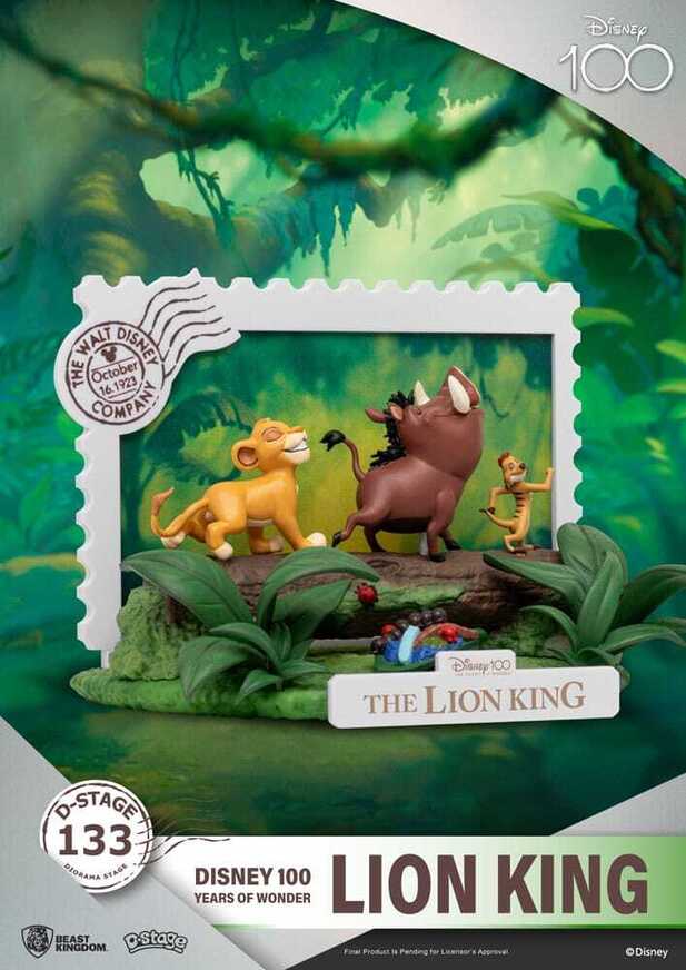 Disney 100 Years of Wonder D-Stage PVC Diorama Lion King 10 cm - BKDDS-133