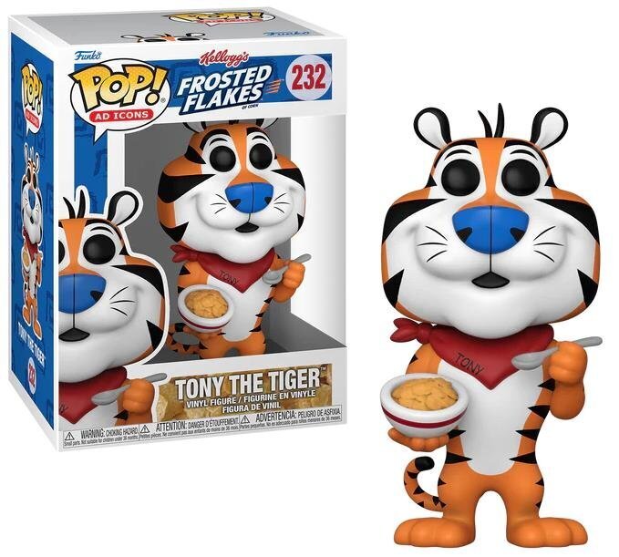 Funko Pop! AD Icon: Kellogg's Frosted Flakes - Tony the Tiger ('84) #232 Vinyl Figure