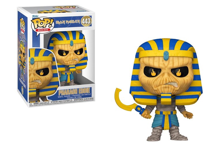 Funko Pop! Rocks: Iron Maiden - Pharaoh Eddie  #443 Vinyl Figure