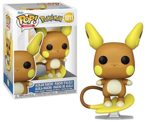 Funko Pop! Games: Pokemon - Alolan Raichu  #1011 Vinyl Figure