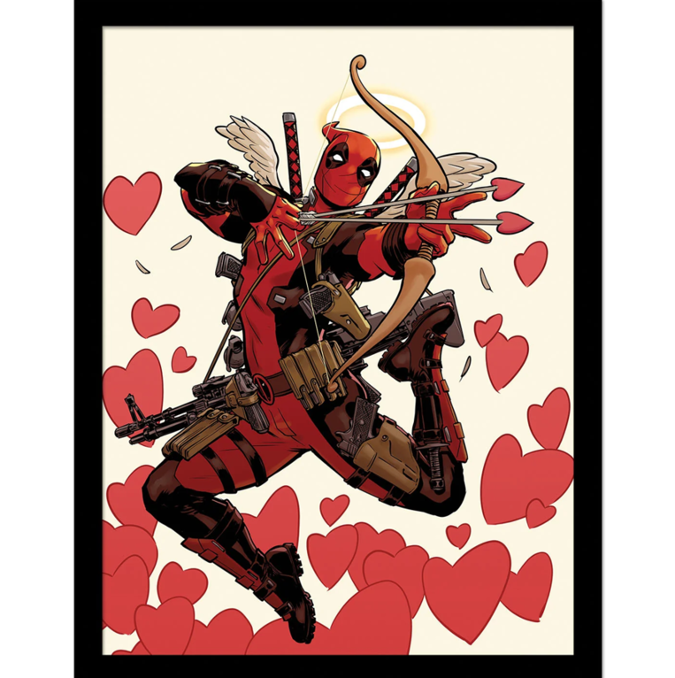 Marvel Deadpool (Valentine's Day) Collector Print (Wooden Framed) - FP2400249