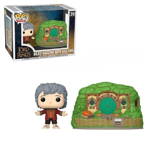 Funko Pop! Town: Lord of the Rings - Bilbo Baggins  with Bag-End #39 Vinyl Figure