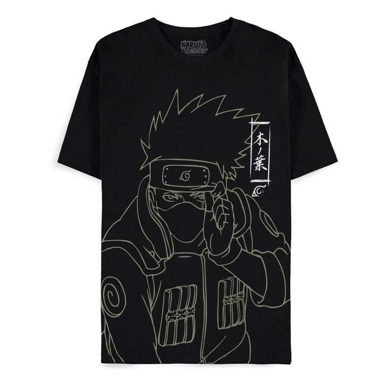 Naruto Shippuden T-Shirt Kakashi Line Art - TS347510NRT