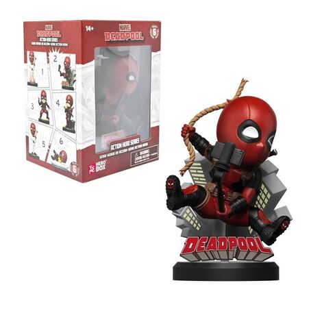 Deadpool Jumping Over Buildings Collectible Figurine 10 cm - YU55482