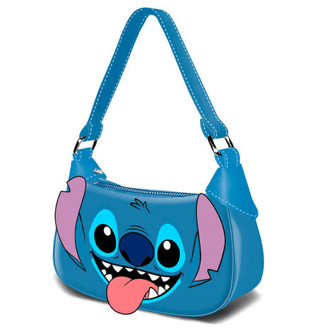 Disney Lilo & Stitch - Stitch Tongue Fancy Bag (faux leather, blue) - KMN04772