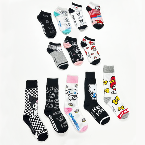 Hello Kitty Gift box 12 pairs of socks size 35/41 (limited edition) - CRD2900002610