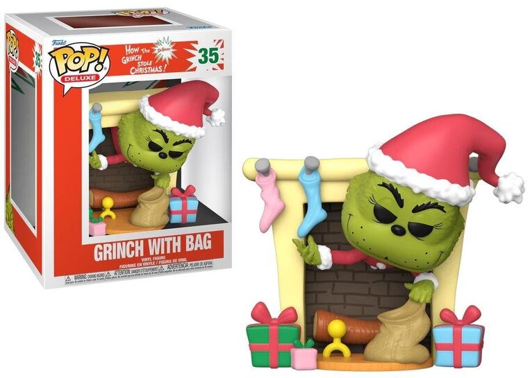 Funko Pop! Deluxe: How The Grinch Stole Christmas - Grinch with Bag #35 Vinyl Figure