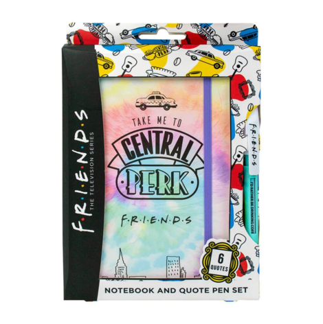 Friends Notebook & Pen Set - Tie Dye - FS149038