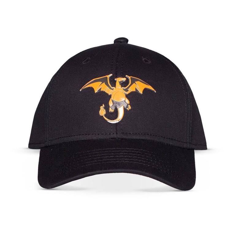 Pokémon Curved Bill Cap Charizard Black - BA276100POK- One Size