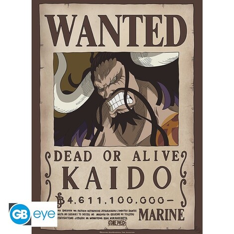 One Piece - Poster Chibi 52x38 - Wanted Kaido - GBYDCO265