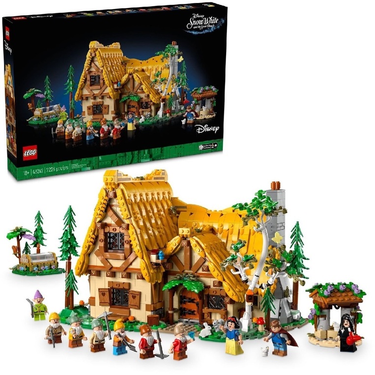 LEGO Disney Princess Snow White And The Seven Dwarfs' Cottage - 43242