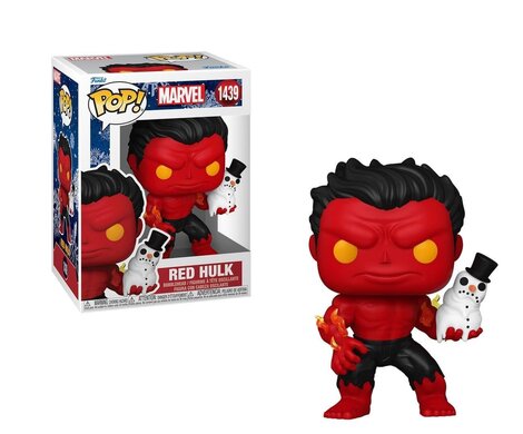 Funko POP! Marvel: Holiday - Red Hulk Figure #1439