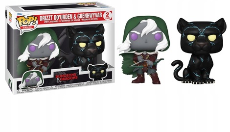 Funko POP! Dungeons & Dragons - Drizzt Do'Urden & Guenhwyvar 2-Pack Figures