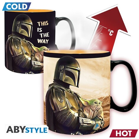 Star Wars The Mandalorian - Mug Heat Change - 460 ml (ceramic) - Mando - ABYMUG969
