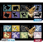 Pokemon Mug Heat Change - 460 ml ceramic - Eevee - cardboard box x2 - ABYMUGA281