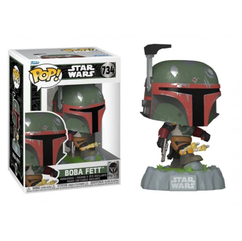 Funko Pop! Disney Star Wars: Fett Legacy - Boba Fett with Rockets #734 Bobble-Head Vinyl Figure