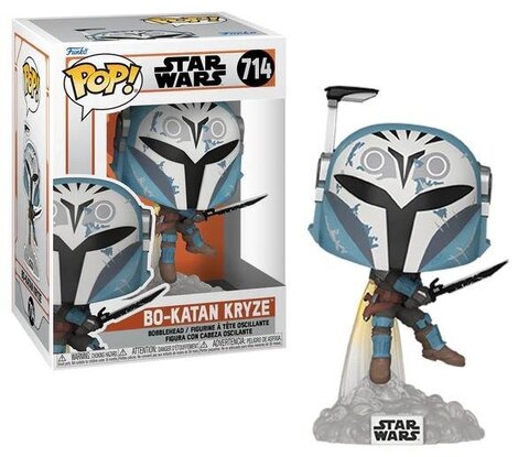 Funko Pop! Star Wars: Mandalorian - Bo-Katan with Darksaber and Jet Pack #714 Bobble-Head Vinyl