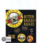 Guns N Roses Badge Pack Lyrics And Logos - BP0458