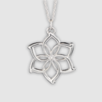 Lord Of The Rings Galadriel Flower Necklace (Sterling silver)  - NN1528