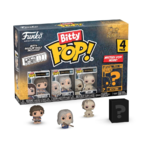 Funko Bitty POP! The Lord of the Rings - Frodo Baggins, Gandalf, Gollum & Chase Mystery 4-Pack Figures