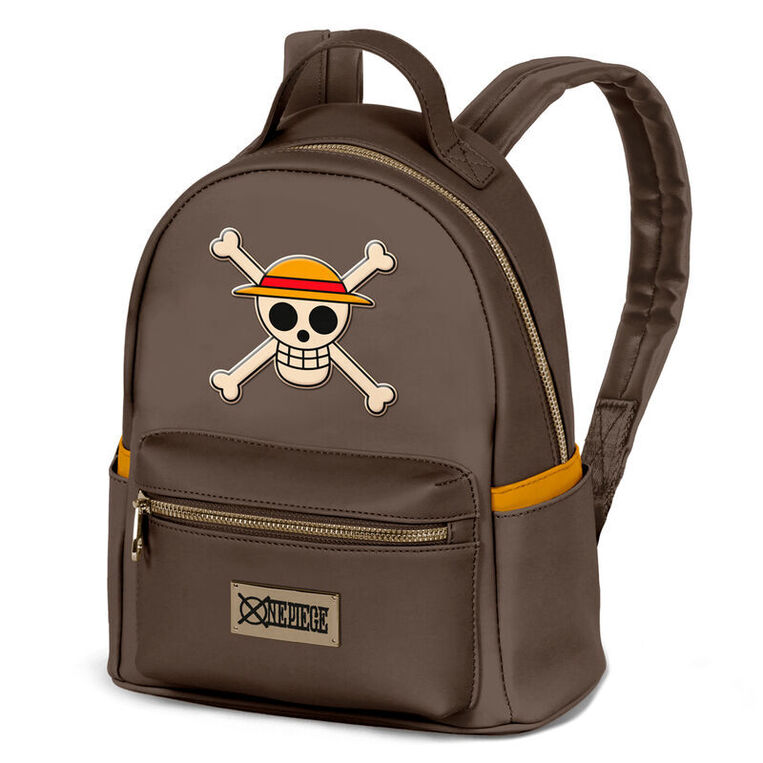 One Piece Heady Skull Backpack 29cm (brown) - KMN07349