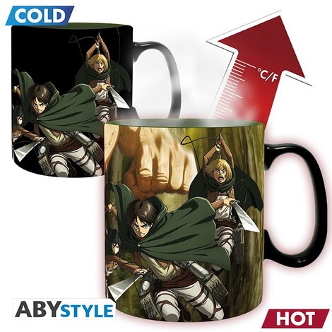 Attack on Titan - Mug HeatChange -460ml (ceramic) - Titan Eren - ABYMUGA125