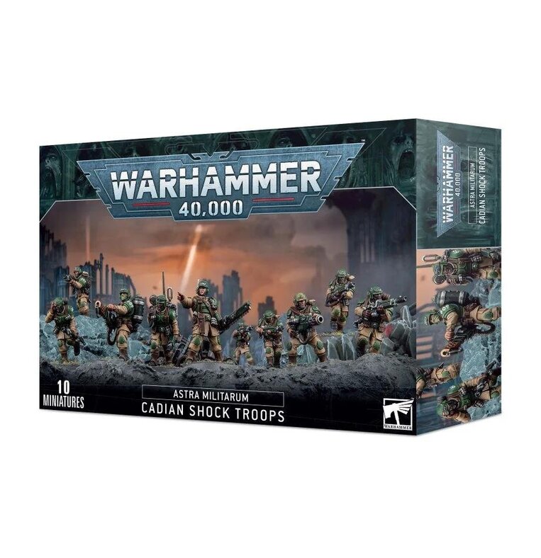 Warhammer 40000 - Astra Militarum: Cadian Shock Troops - 99120105101