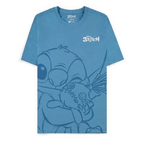 Lilo & Stitch T-Shirt Hugging Stitch (light blue) - TS350883DNY