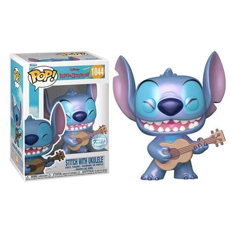 Funko Pop! Disney: Lilo and Stitch - Stitch with Ukelele (PRL) (Special Edition) #1044 Vinyl Figure