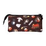 Harry Potter Black Triple Pencil Case Cute - KMN05488