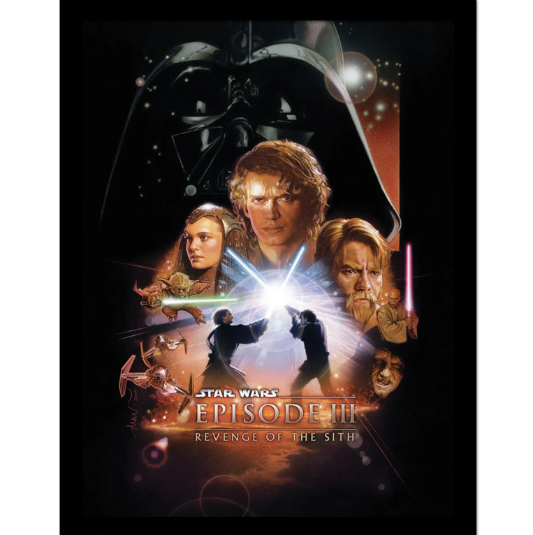 Star Wars (Episode Iii) Collector Print (Wooden Framed) - FP14464P