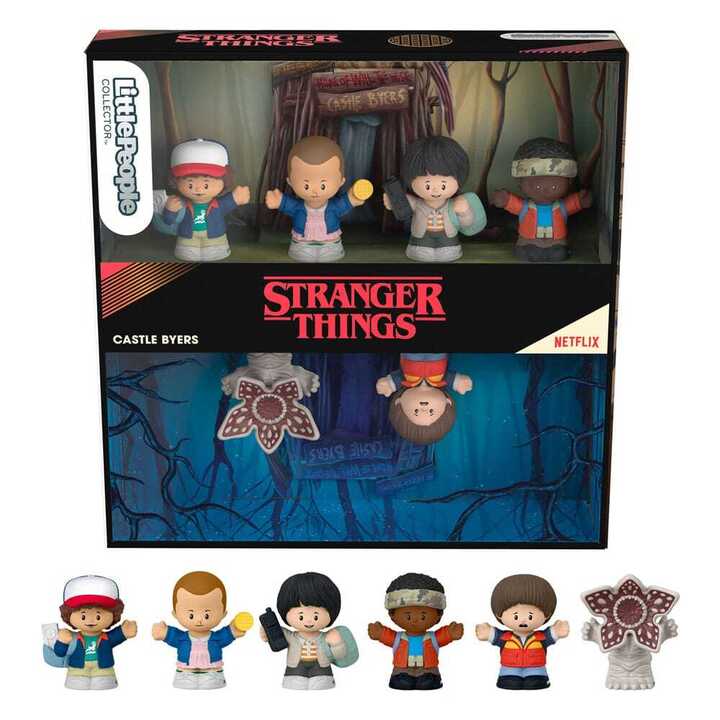 Stranger Things Fisher-Price Little People Collector Mini Figures 6-Pack Castle Byers 7 cm - HTP36